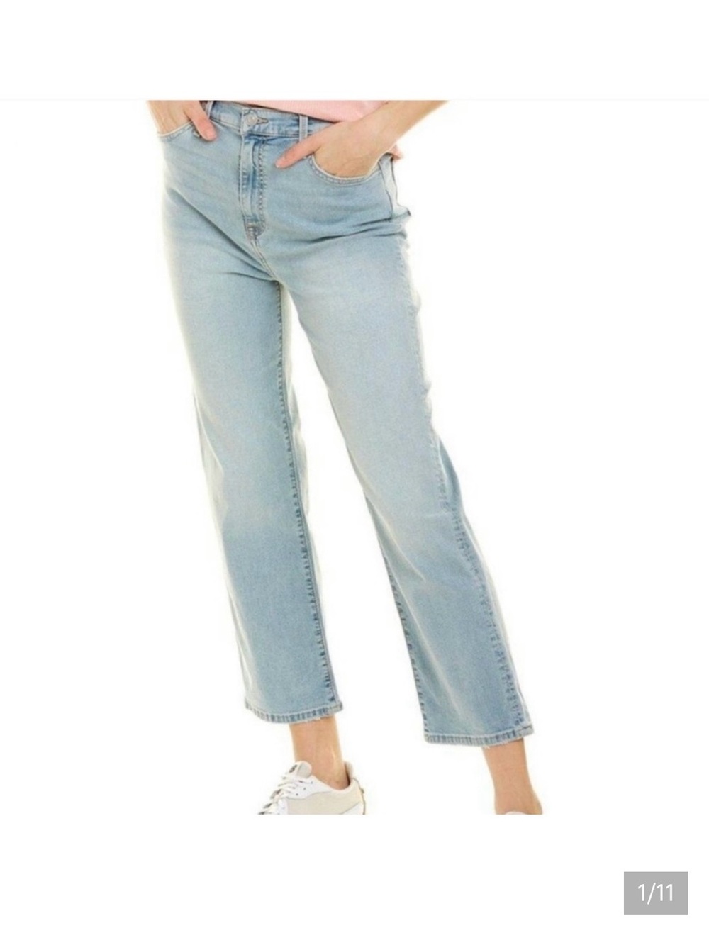 Hudson NOA light wash Crop